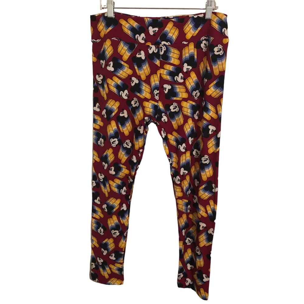 LuLaRoe Mickey Mouse leggings T/C NWOT